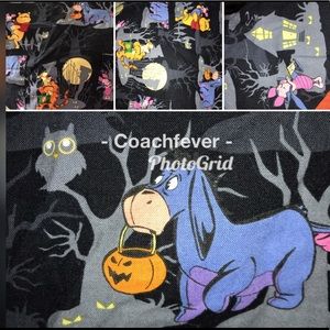 WINNIE THE POOH & FRIENDS Halloween SCRUB Top XS